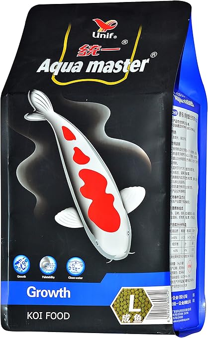 Aqua Master Growth koi food pellets 11 lb large bag