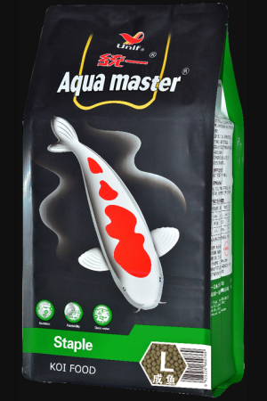 Aqua Master koi food 11 lb large pellets – staple pellets for healthy koi