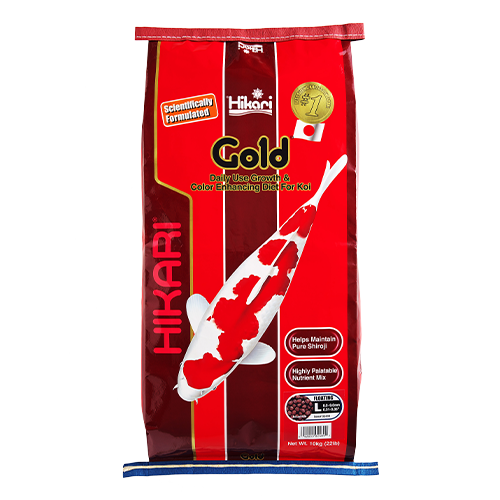 Hikari Gold large floating pellets 10 kg koi food bag