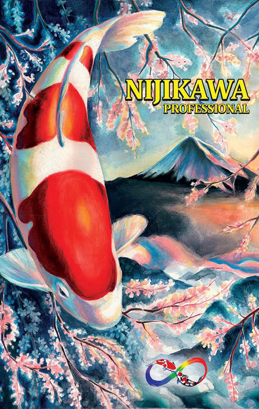 5 mm sinking pellets 22 lb bag of Nijikawa koi food