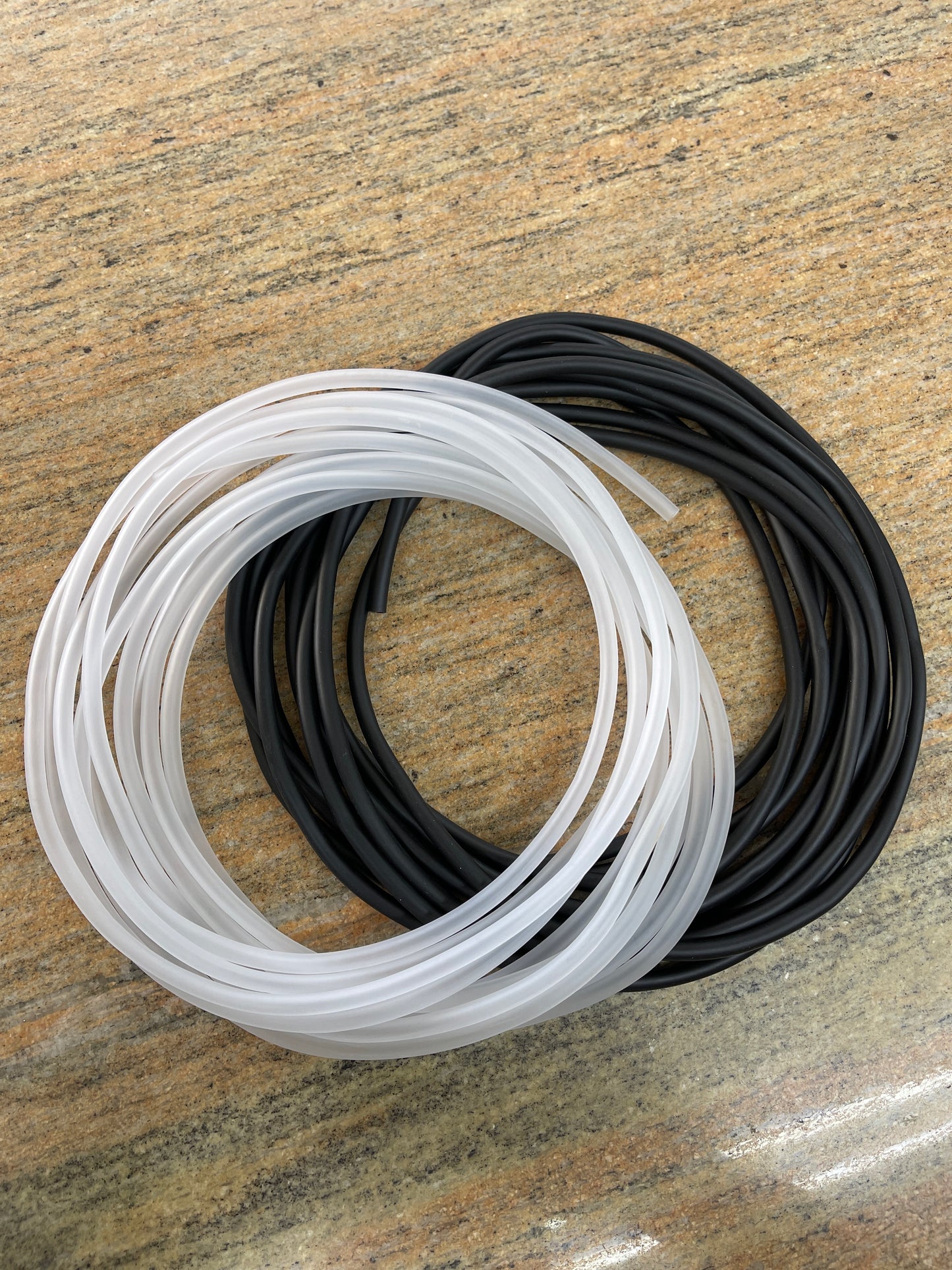 Standard 3/16" Airline Tubing for Aquariums and Pond, Flexible Clear or Black (Sold by the foot)