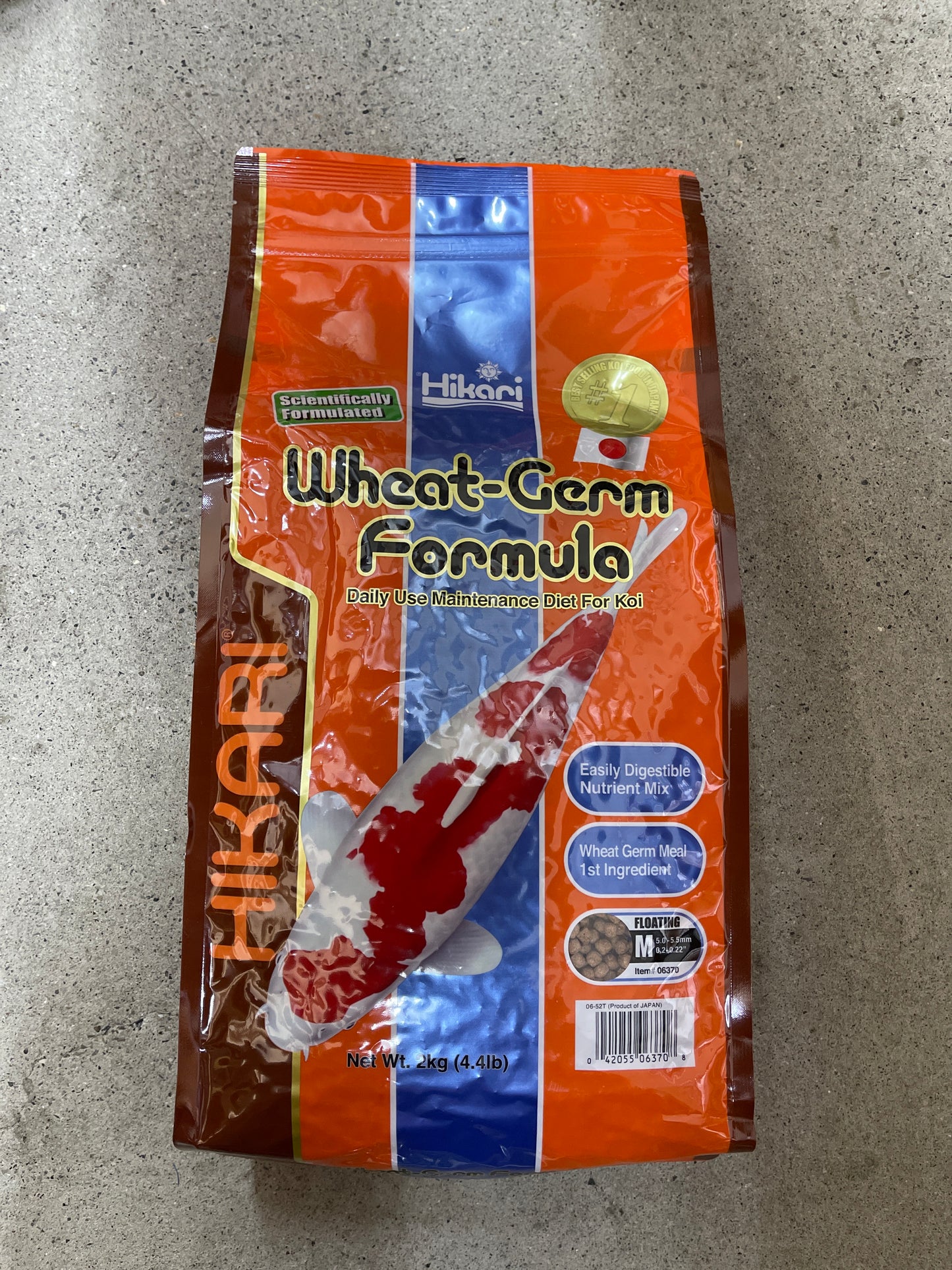 Hikari Wheat Germ Koi Food – Year-Round Digestible Diet