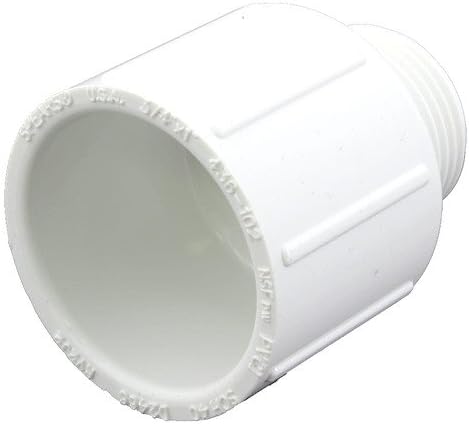Lasco 1.5" MPT x 2" Slip Schedule 40 PVC Reducing Male Adapter