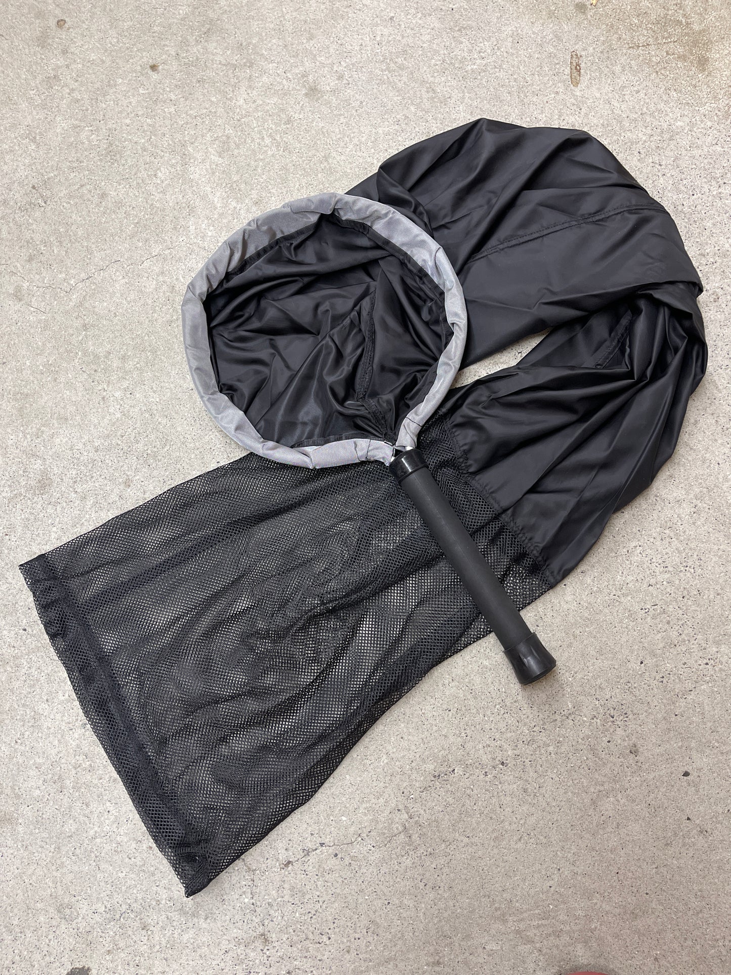Japanese Koi Sock Net, Stainless Hoop – 12" with 10" to 20" Handle