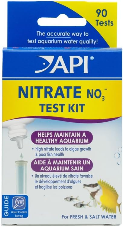 API Nitrate (NO3) Test Kit for Ponds, 0 to 160 ppm, 130 Tests
