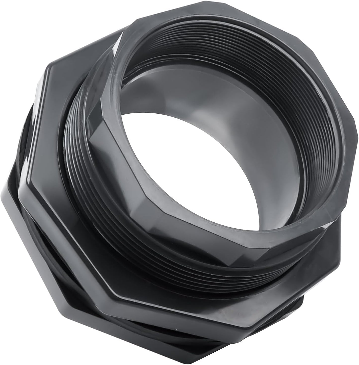 4" Polyvinyl Chloride Heavy Duty Bulkhead Fitting
