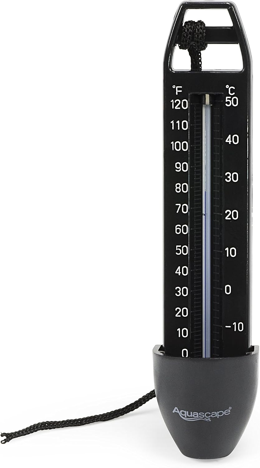 Aquascape Submersible Pond Thermometer, Black