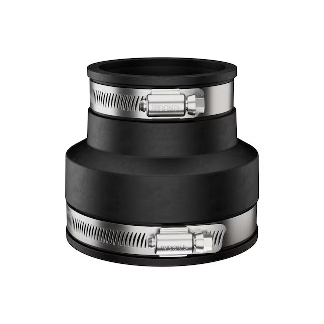 Flexible PVC Coupling Adapter for Sewer, Drain... Available Form 1.5" to 4"