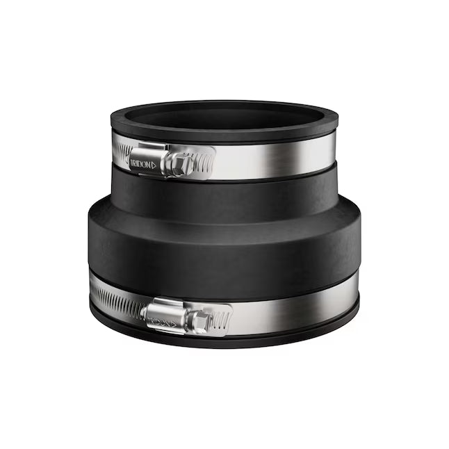 Flexible PVC Coupling Adapter for Sewer, Drain... Available Form 1.5" to 4"