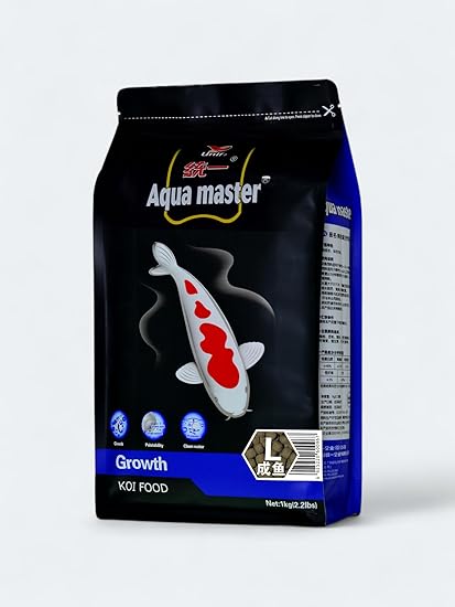 Aqua Master Growth koi food pellets 2.2 lb large bag