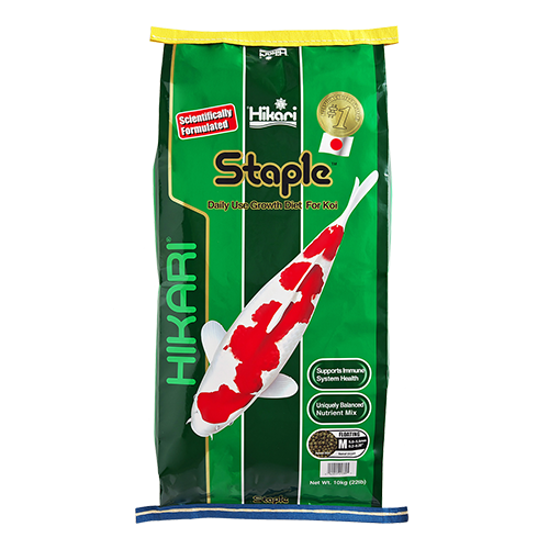 Hikari Staple 10 kg Medium Pellet bag – best economical floating koi food pellets
