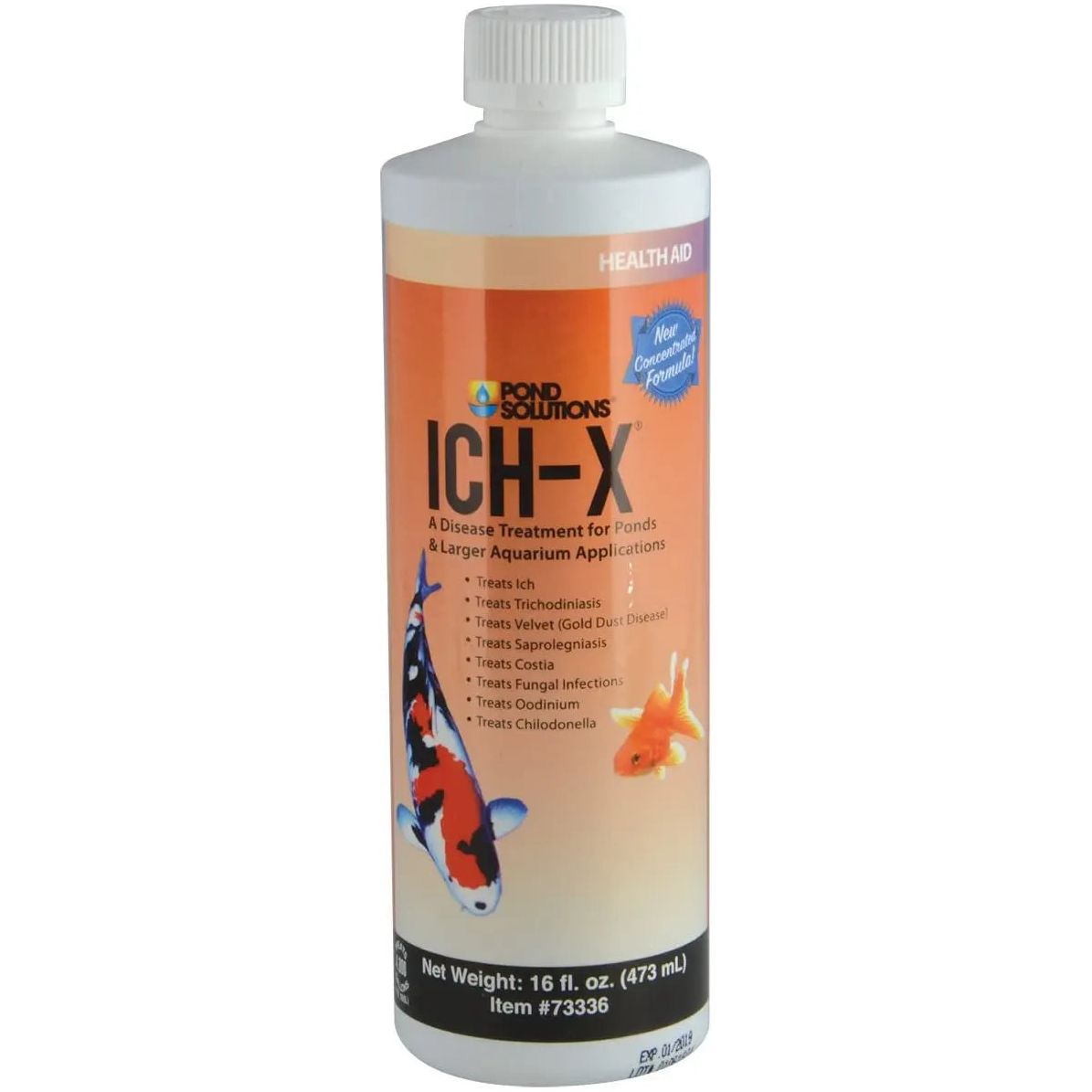 Pond Solutions Ich-X – Ich, Fungus & Protozoan Treatment for Koi Ponds