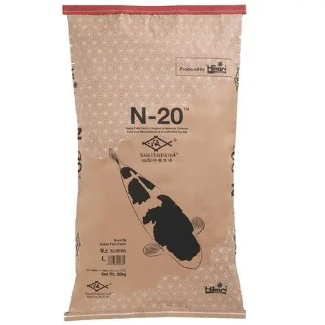 Hikari N-20 Koi Food – The Sakai Fish Farm Formula, 20 kg Floating